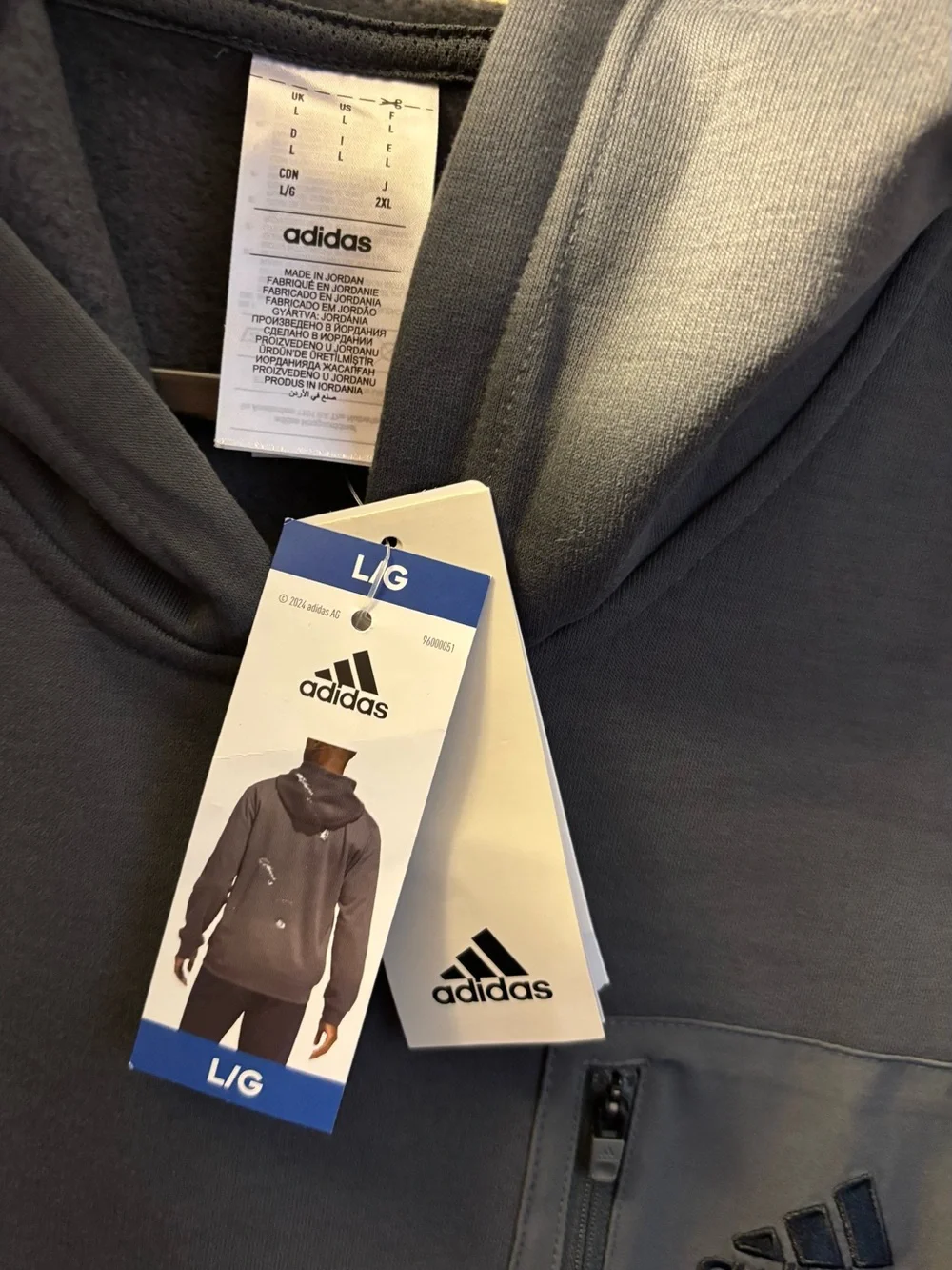 adidas lightweight hooded